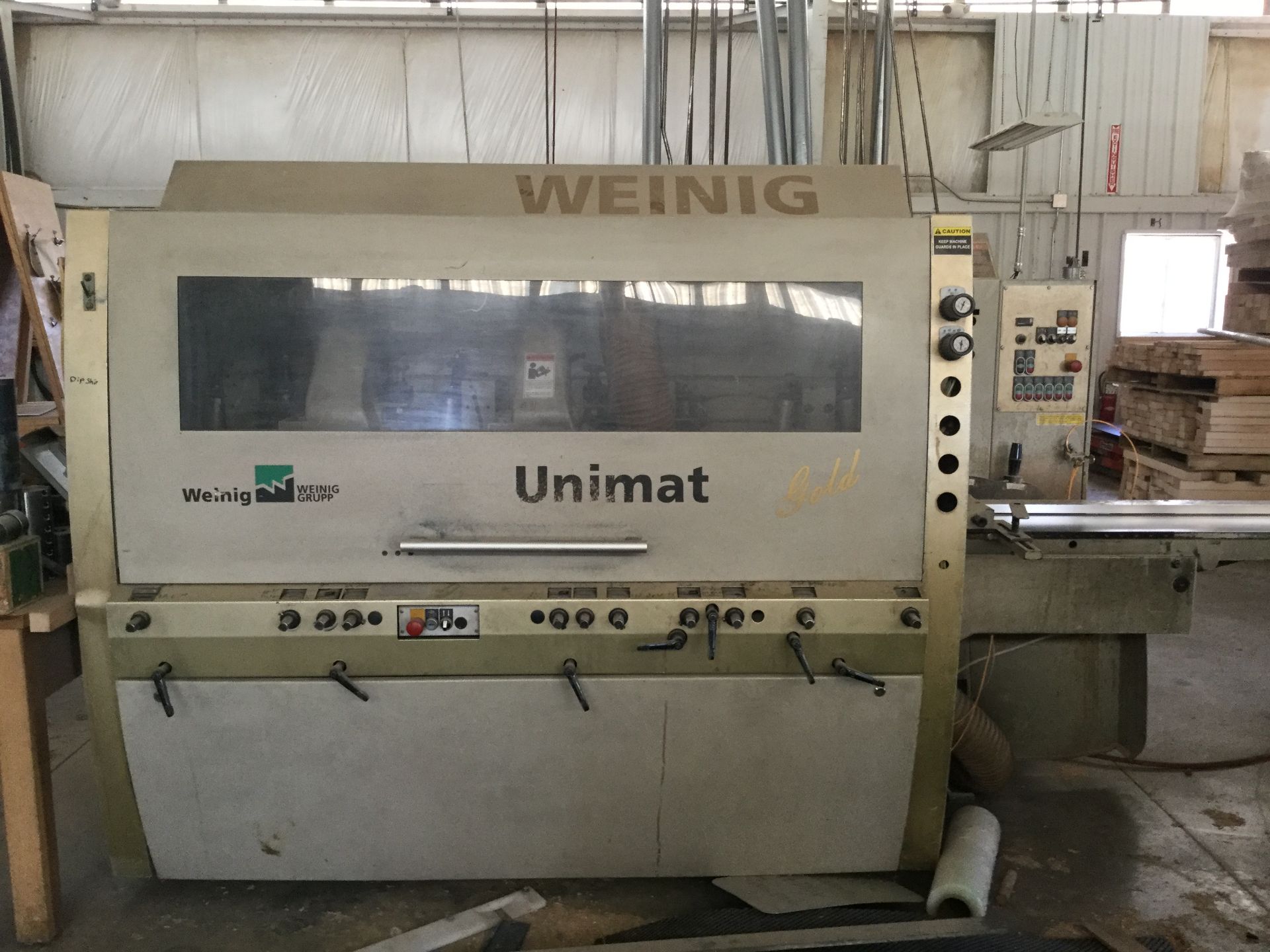 (940)LIQUDATION -WEINIG UNIMAT GOLD 6-HEAD MOLDER SER# 97268 WITH A PALLET OF TOOLING - Image 7 of 7