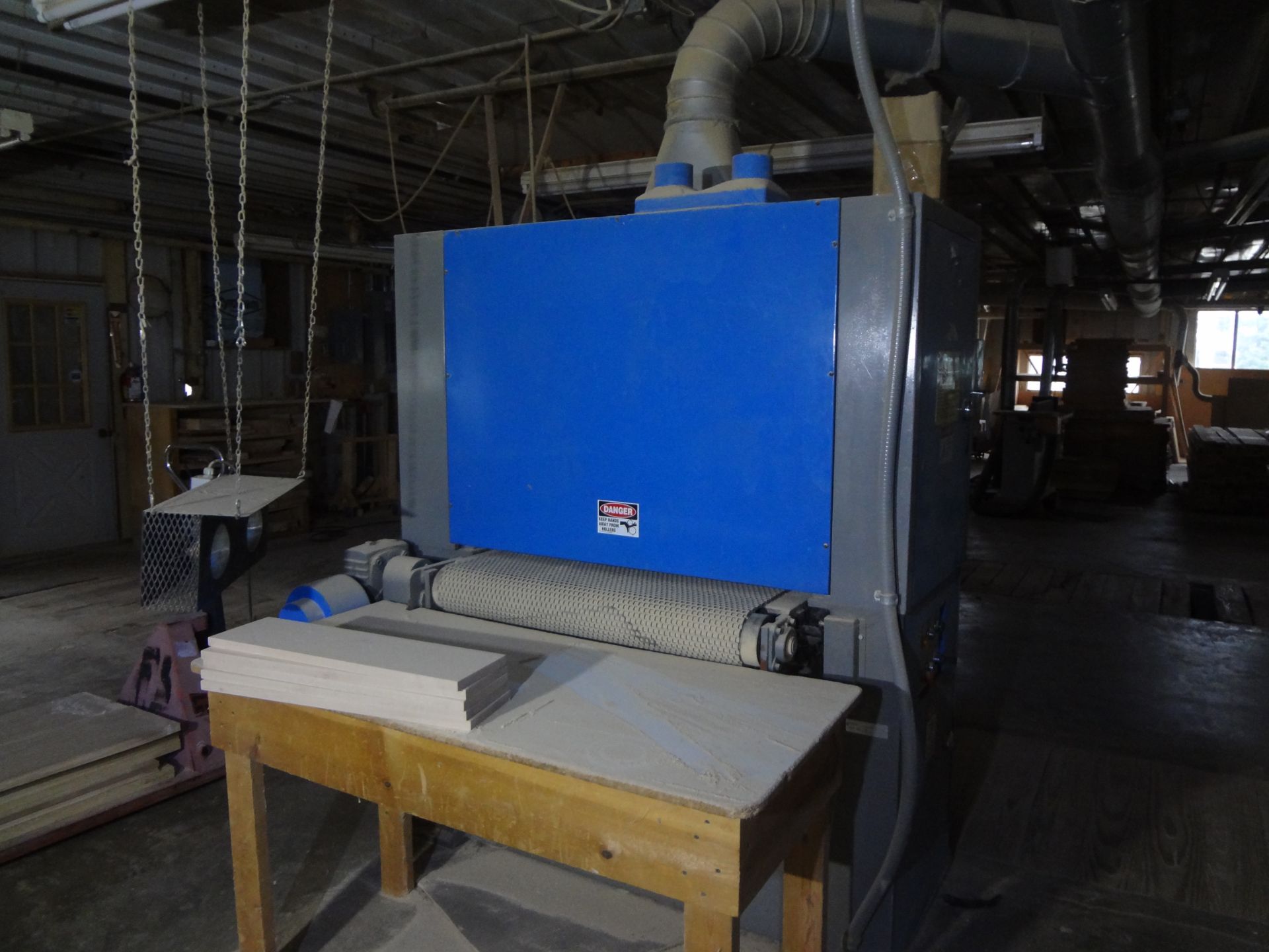 (952)LIQUDATION- RAMCO 37'' WIDE BELT SANDER  WITH PLATNUIM - Image 2 of 8