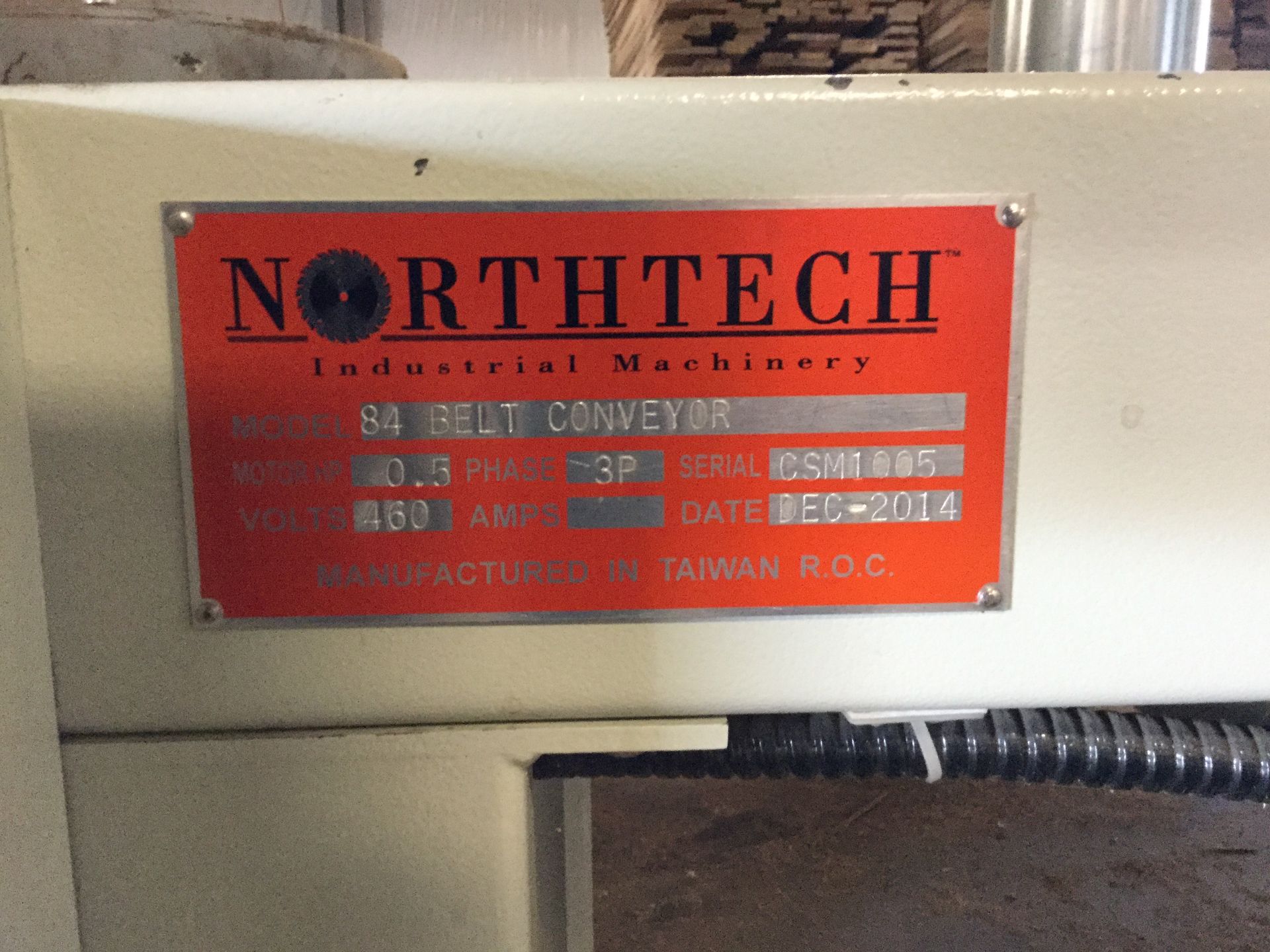 (939)LIQUIDATION- NORTHTECH 27'' TOP AND BOTTOM PLANER SANDER LINE.(MFG 2014) - Image 21 of 25