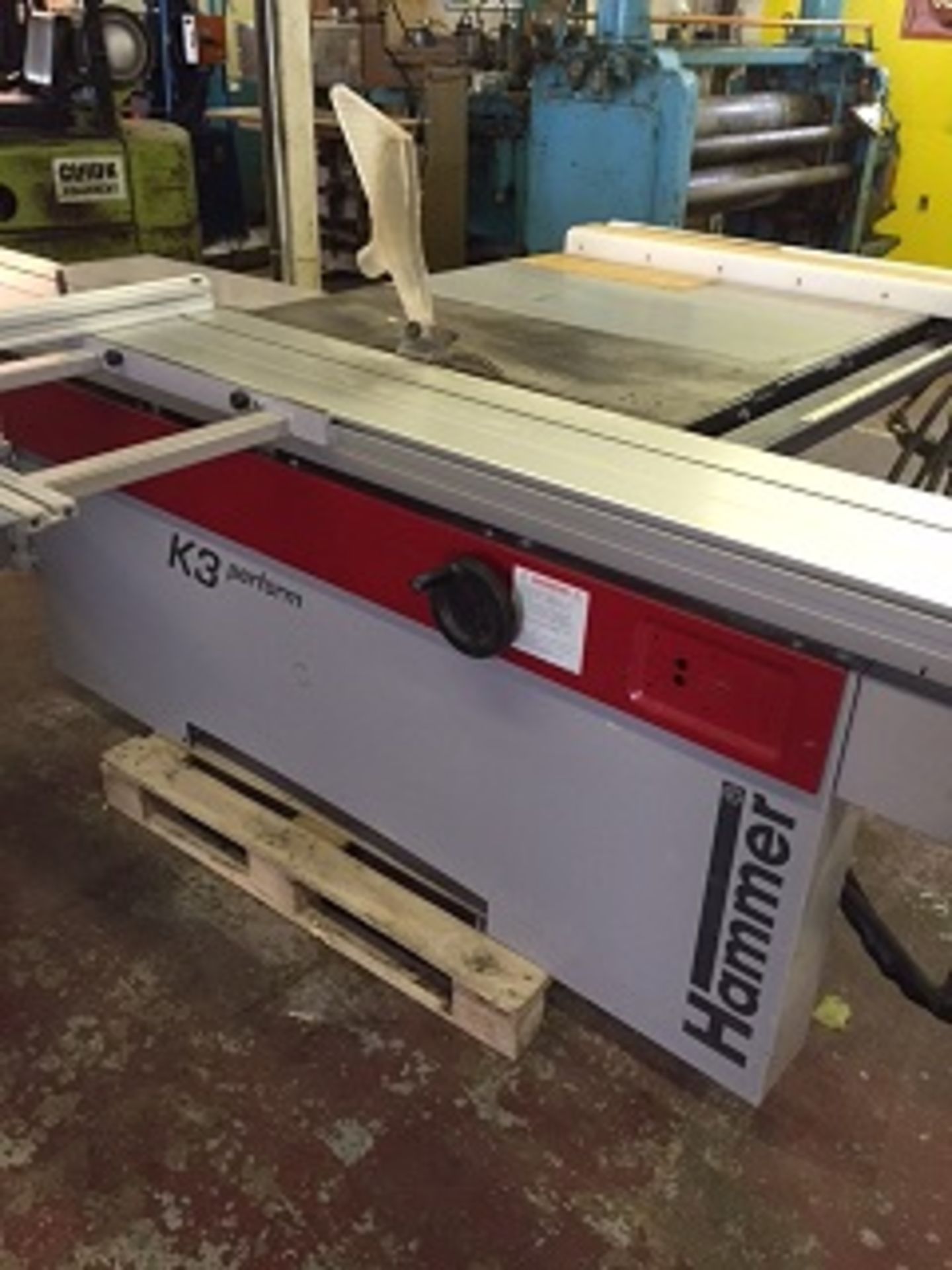 (931)LIQUIDATION - Hammer 10' sliding table saw (hyd)