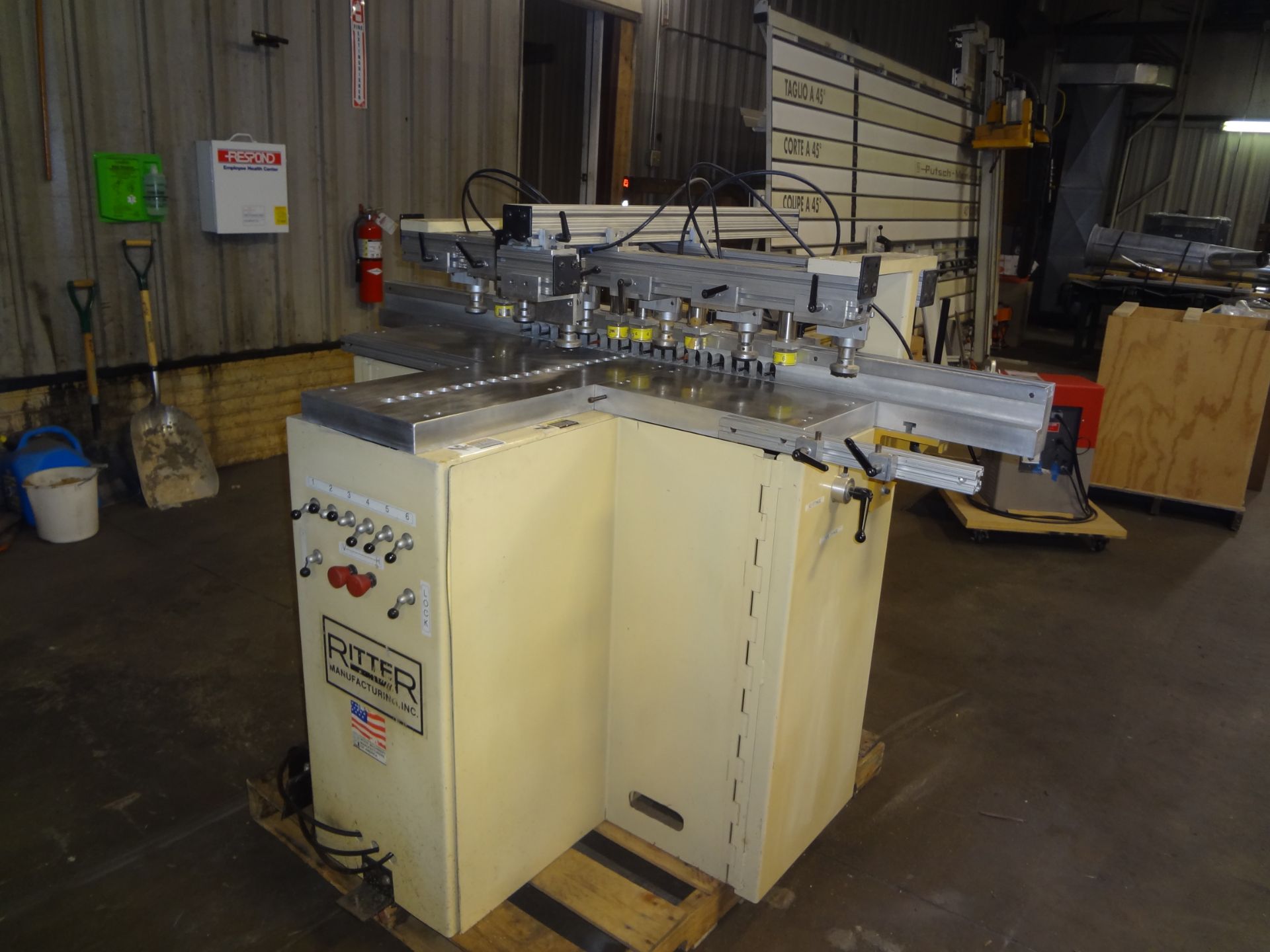 (957)RITTER HORIZONTAL & VERTICAL LINE BORING MACHINE 460VOLT 3-PHASE