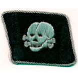 WAFFEN-SS TOTENKOPF COLLAR TAB