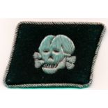 WAFFEN-SS TOTENKOPF COLLAR TAB