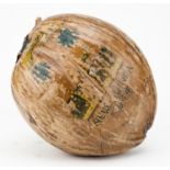 AMERICAN SOLDIER IN NEW GUINEA MAILS A COCONUT HOME
