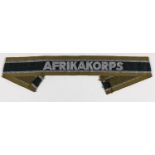 AFRIKA CORPS CUFF TITLE