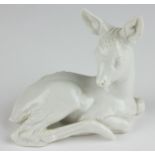 (ALLACH PORCELAIN) PROF. THEODOR KARNER PORCELAIN DEER FIGURE