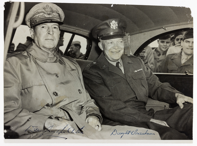 DWIGHT D. EISENHOWER AND DOUGLAS MACARTHUR