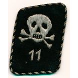 EARLY SS-TOTENKOPF COLLAR TAB