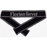 SS "FLORIAN GEYER" DIVISION CUFF TITLE