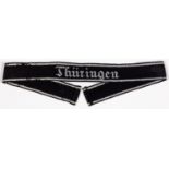SS "THURINGEN" DIVISION CUFF TITLE