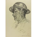 SKETCH OF A BRITISH P.O.W. BY HANS VOLKMAR