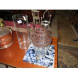 Selection of glass ware