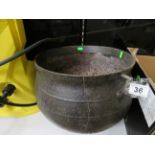 Cast iron cauldron