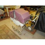 Double dolls pram