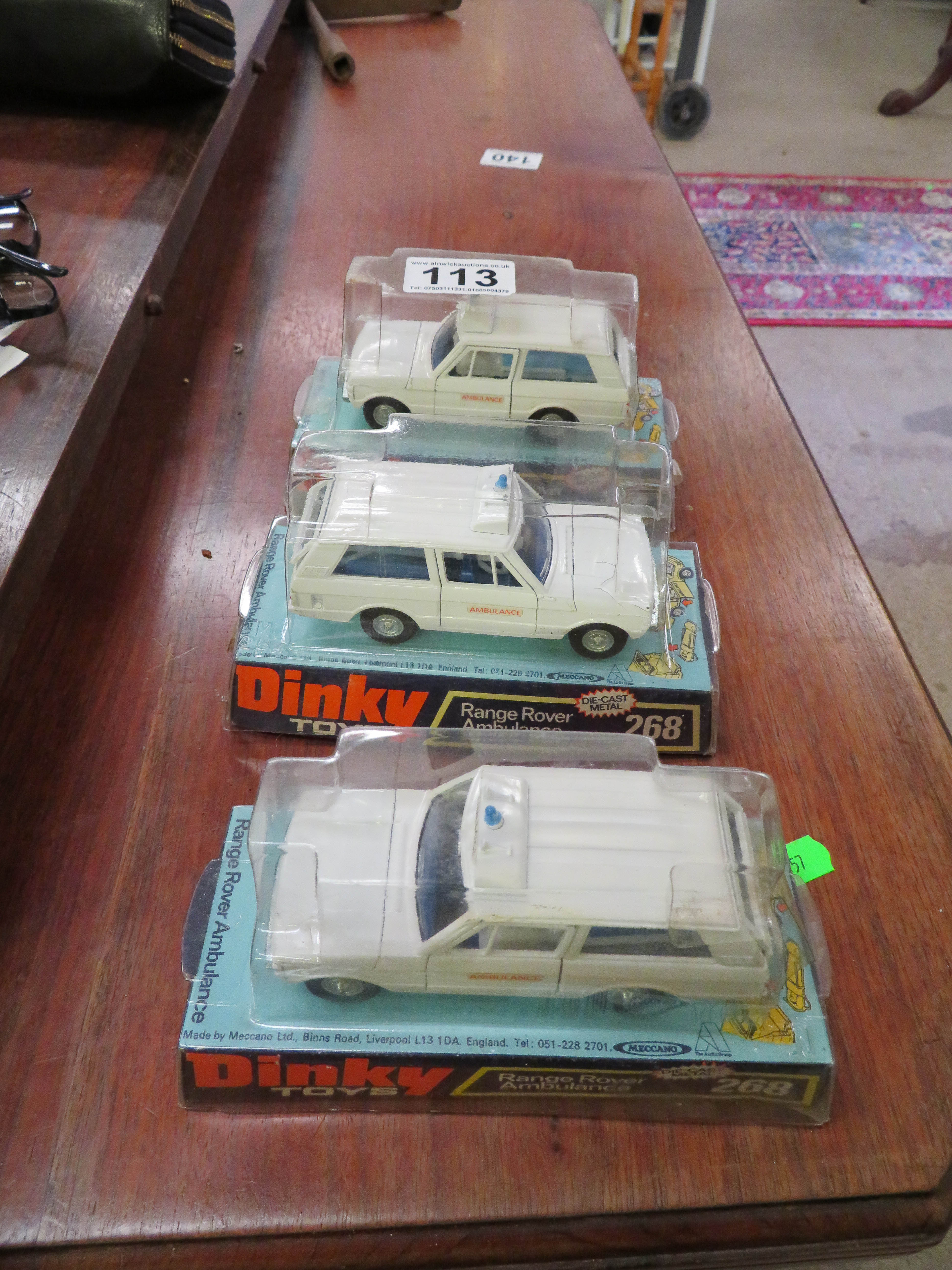 3 boxed dinky 268