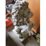 Concrete lion