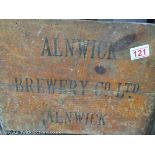 Alnwick brewery bottle crate