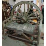 Wheel Back Garden Chair