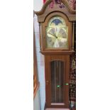 German Moon Phase Grandfather Clock