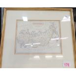 Russian Empire Map Frame