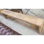 Solid Oak Bench