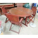 Outdoor Table and 4 Chairs