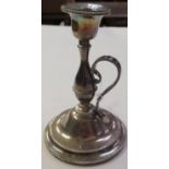 Solid Silver George Fox London 1863 Candle stick 173g
