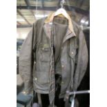 Old Barbour Motorcycle Jacket and Trousers