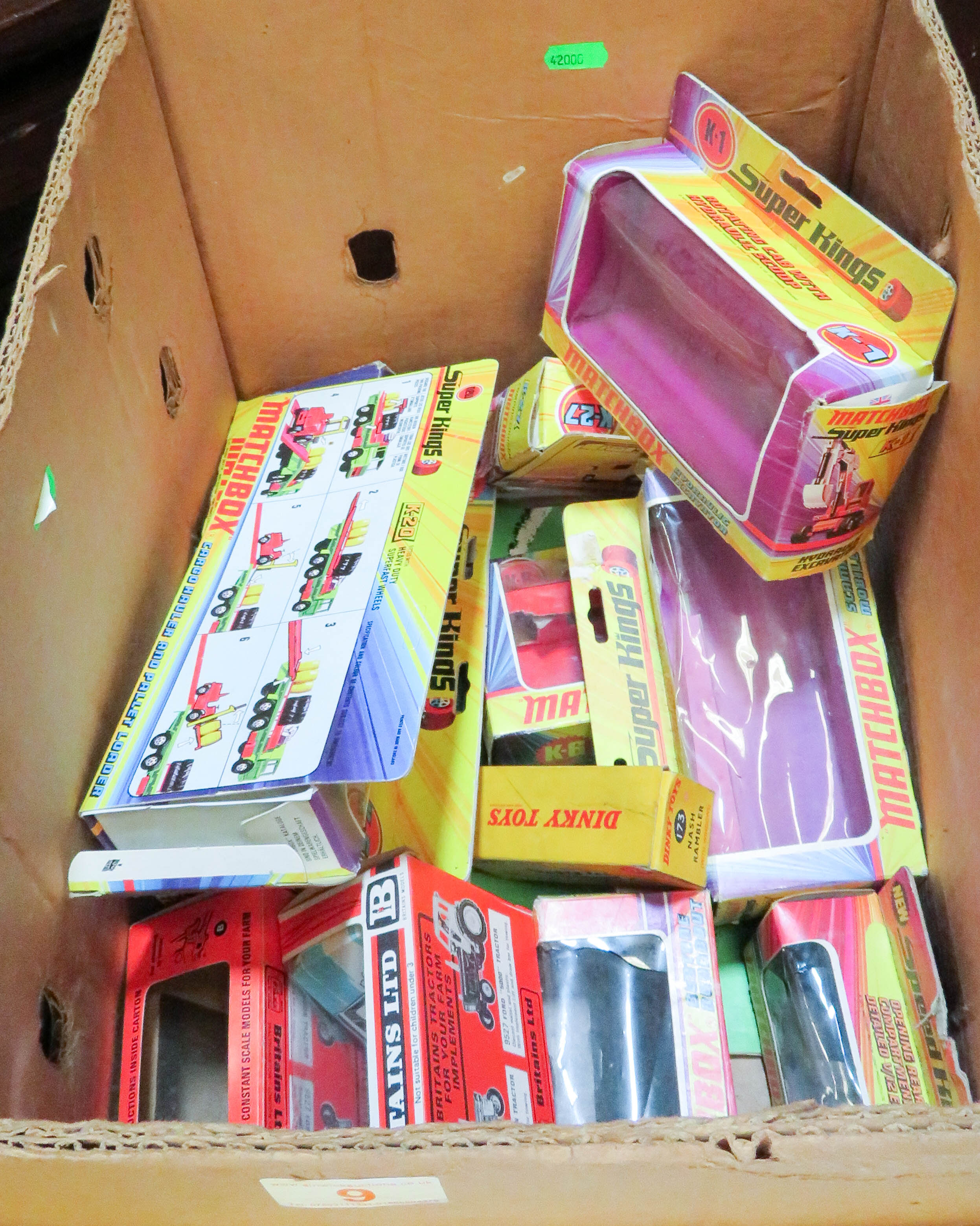 Vintage Car Toy Boxes Empty