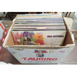 Box of 70's and 80's records