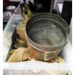 Box of Brassware