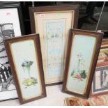 Three Framed Victorian Watercolours