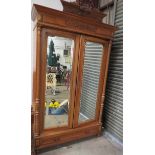 Large French wardrode mirrored front