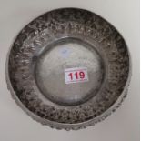 Burmese silver bowl