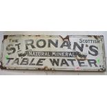 St Ronan's Table water enamel sign