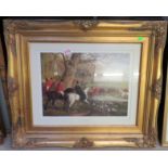 Guild framed hunt scene