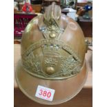 French fire helmet