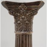 Corinthian column silver lamp Sheffield