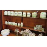 Large Collection kleens storage jars and Bowls