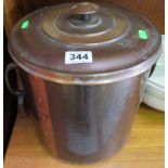 Copper Coal scuttle