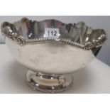 Silver Mappin and Webb Rose Bowl 21.6 oz