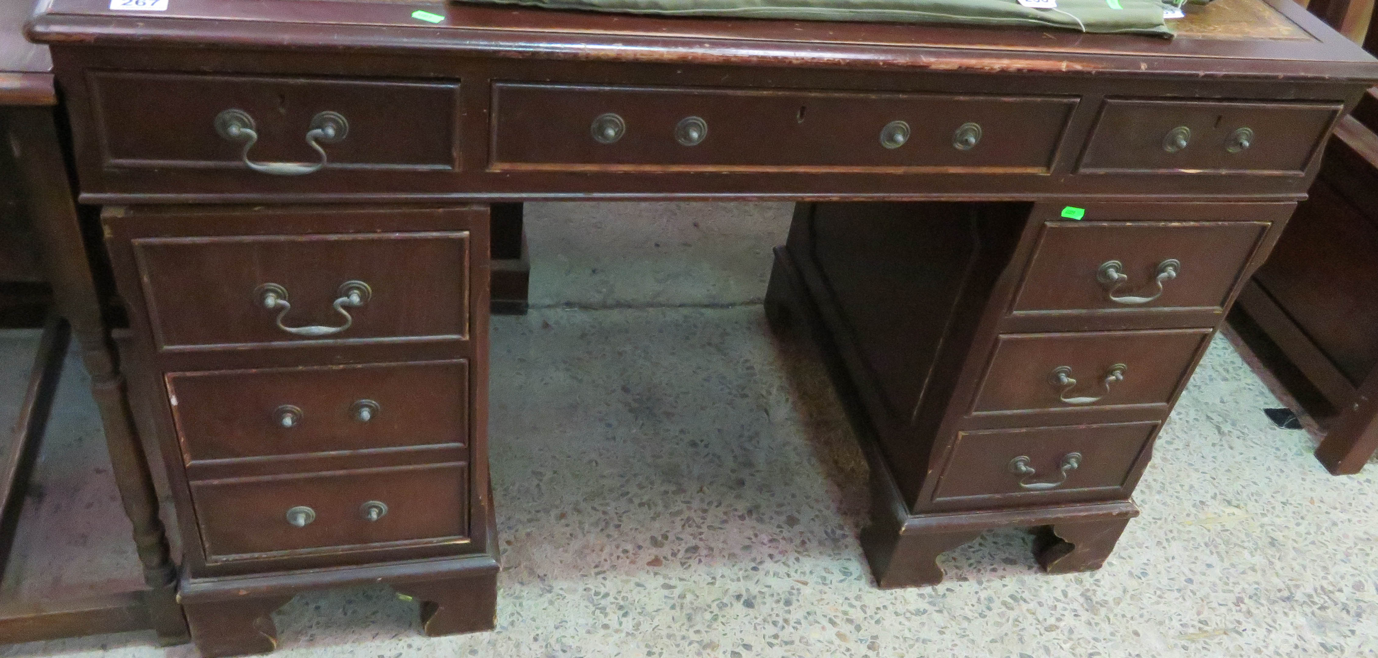 Leather top Desk