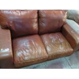 Leather Settee