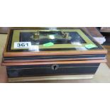 Cash box with key