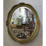 Oval guilt Mirror