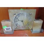 Art deco Marble Clock