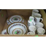 Box of Newcastle china