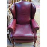 Sherbourne leather reclining club Chair