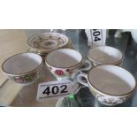 Miniature spode commerative tea Set