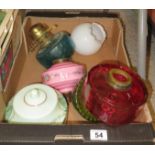 Box of 6 reservoirs for oil lamps